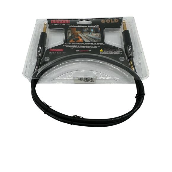 Mogami GOLD TRS-TRS-03 Balanced Audio Patch Cable 1/4" TRS Male Plugs 3ft - Picture 2 of 6